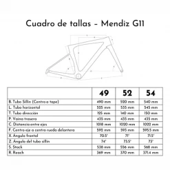 Bicicleta MENDIZ G11 GRX 400 Gris Azulado 15 Bicicleta MENDIZ G11 GRX 400 Gris Azulado -Open Cup Lingerie Shop bicicleta mendiz g11 grx 400 gris azulado 6