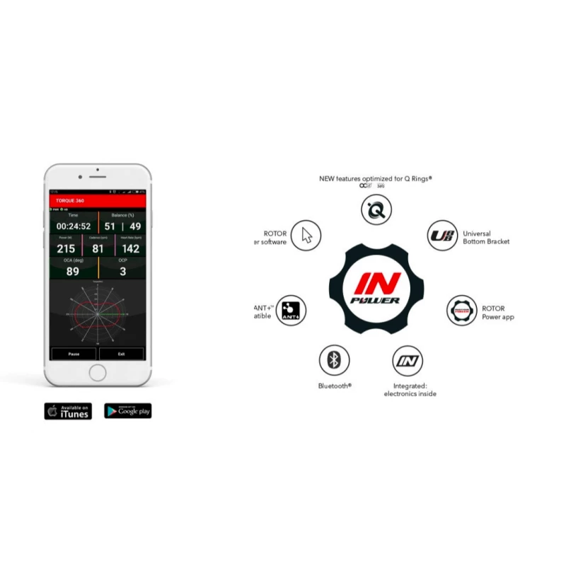 Bielas Con Medidor De Potencia Rotor 2Inpower DM Carretera 8 Bielas Con Medidor De Potencia Rotor 2Inpower DM Carretera - Imagen 6