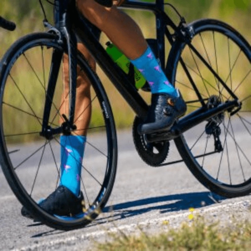 Calcetín Ciclismo Sporcks Flamingo Blue 4 Calcetín Ciclismo Sporcks Flamingo Blue - Imagen 2