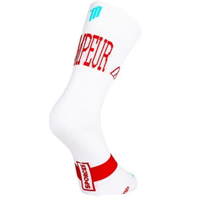 Calcetín Ciclismo Sporcks Grimpeur Blanco 3 Calcetín Ciclismo Sporcks Grimpeur Blanco