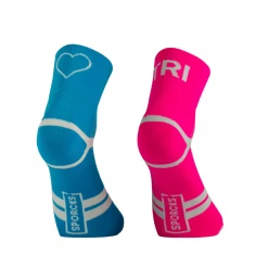Calcetín Sporcks Tri Love Blue Pink