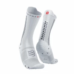 Calcetines Compressport Pro Racing V4.0 Bike Blanco