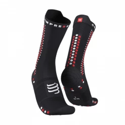 Calcetines Compressport Pro Racing V4.0 Bike Negro Rojo