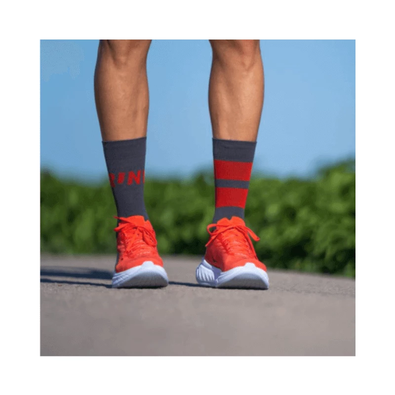 Calcetines Sporcks Rocky Gris Rojo 4 Calcetines Sporcks Rocky Gris Rojo - Imagen 2