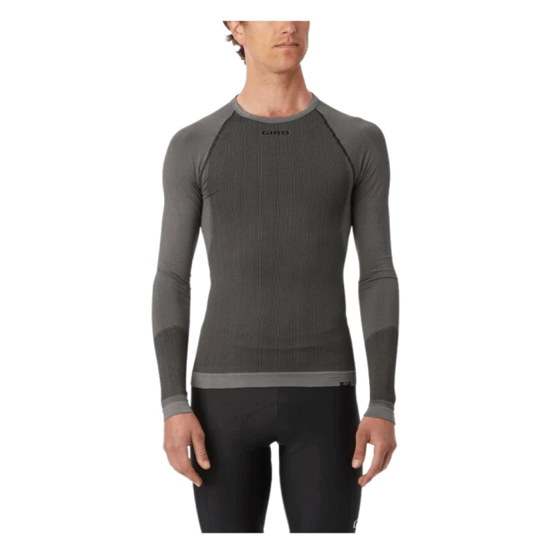 Camiseta Interior Manga Larga Giro Chrono Gris Oscuro 4 Camiseta Interior Manga Larga Giro Chrono Gris Oscuro - Imagen 2