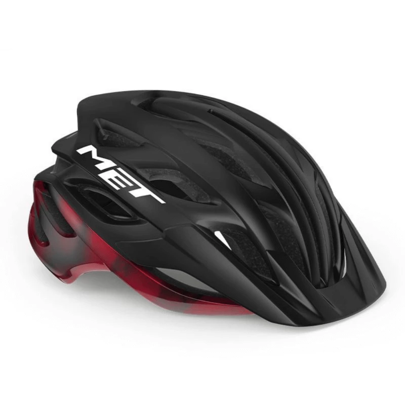 Casco Met Veleno Negro Rojo Mate Brillo 3 Casco Met Veleno Negro Rojo Mate Brillo
