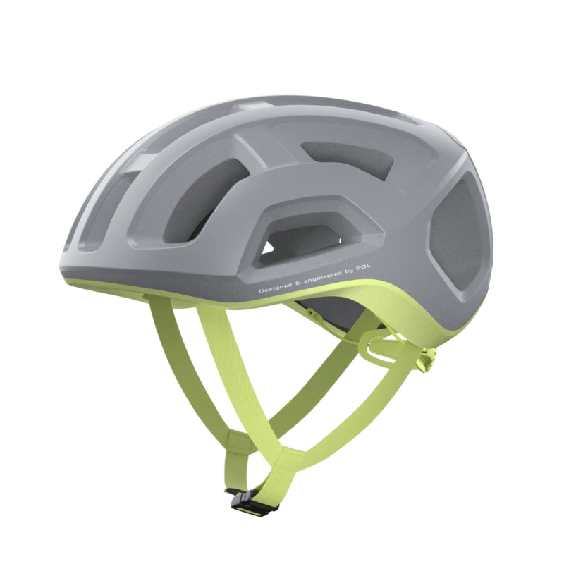 Casco Poc Ventral Lite Gris Verde Lima 3 Casco Poc Ventral Lite Gris Verde Lima