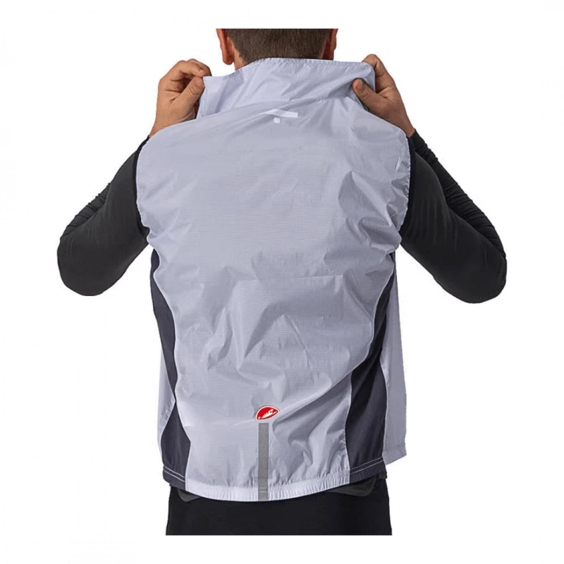 Chaleco Cortavientos Castelli Squadra Stretch Gris Oscuro 5 Chaleco Cortavientos Castelli Squadra Stretch Gris Oscuro - Imagen 3