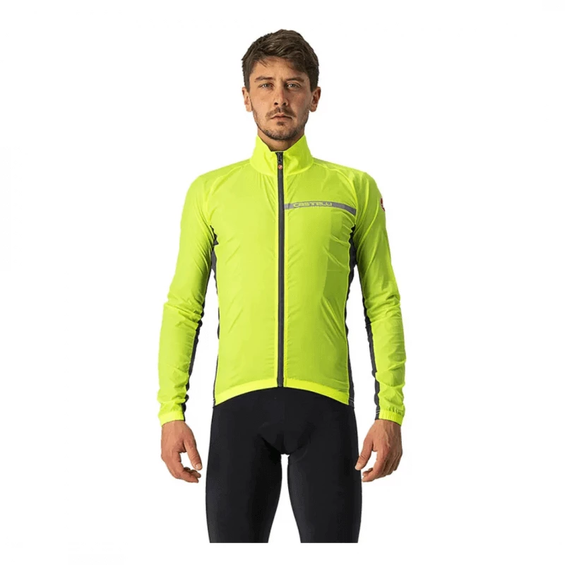 Chaqueta Cortavientos Castelli Squadra Stretch Amarillo Flour 3 Chaqueta Cortavientos Castelli Squadra Stretch Amarillo Flour