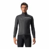 Chaqueta Cortavientos Castelli Squadra Stretch Negro Claro