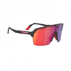 Gafas Rudy Project Spinshield Air Negro Mate Lente Multilaser Rojo