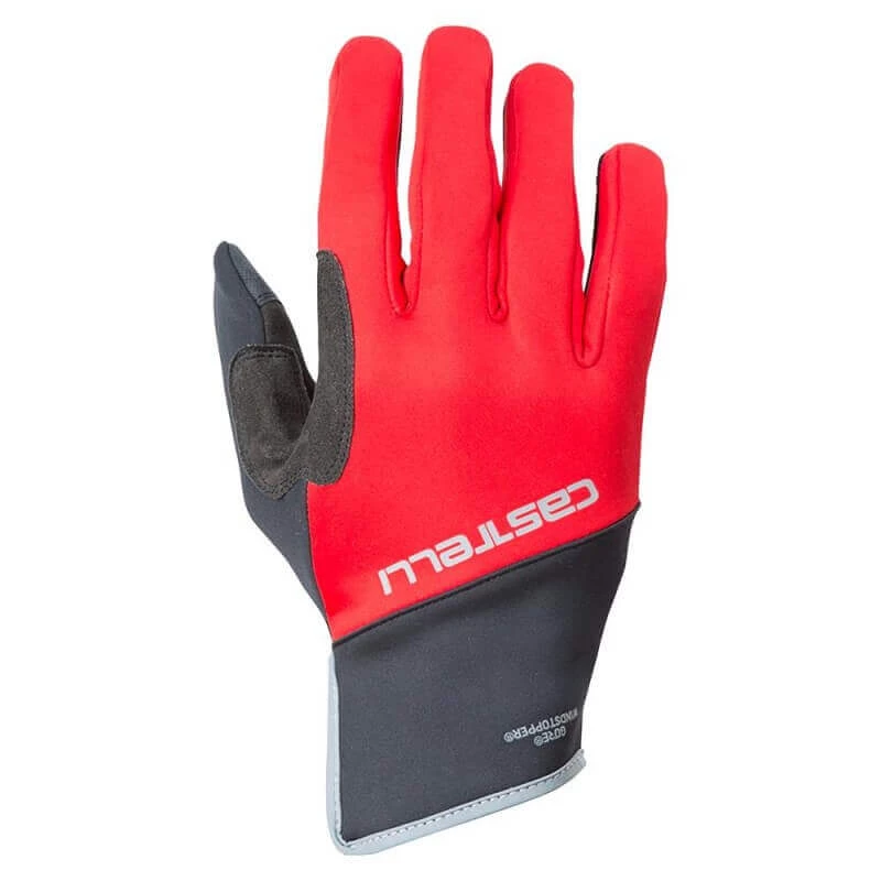 Guante Castelli Scalda Pro Negro Rojo 3 Guante Castelli Scalda Pro Negro Rojo