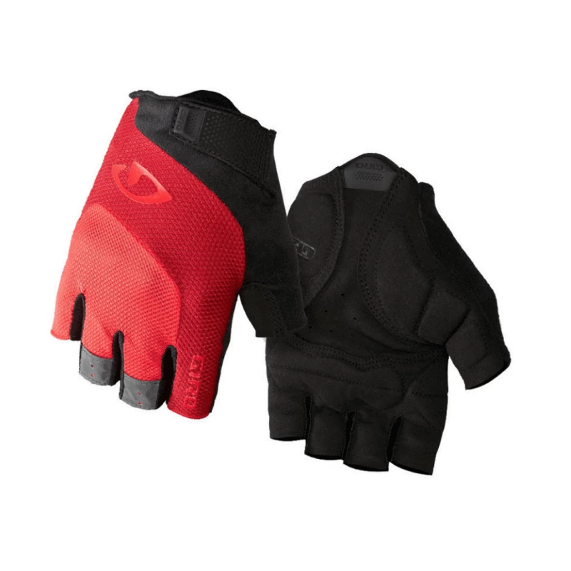 Guantes Giro Bravo Gel Cortos Rojo 4 Guantes Giro Bravo Gel Cortos Rojo - Imagen 2