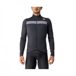 Maillot Castelli Puro 3 FZ Negro Claro Hombre