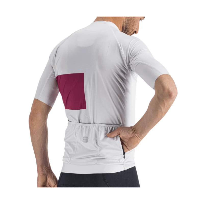 Maillot Sportful Snap Blanco Rosa 5 Maillot Sportful Snap Blanco Rosa - Imagen 3