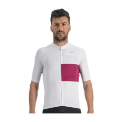 Maillot Sportful Snap Blanco Rosa
