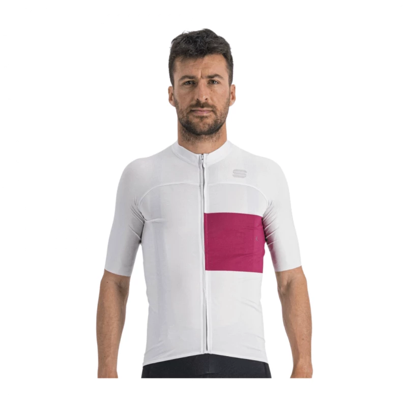 Maillot Sportful Snap Blanco Rosa 3 Maillot Sportful Snap Blanco Rosa