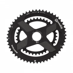 Platos Rotor Aldhu 3D+ QRings Spidering Aero Negro 52/36