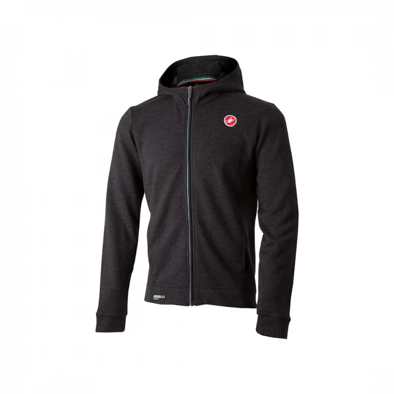 Sudadera Castelli Milano FZ Negro 3 Sudadera Castelli Milano FZ Negro
