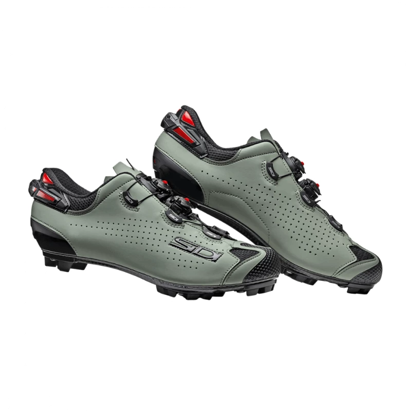 Zapatillas MTB Sidi Tiger SRS Carbon 2 Negro Verde 3 Zapatillas MTB Sidi Tiger SRS Carbon 2 Negro Verde